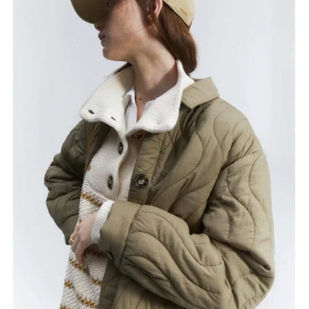 MADEWELL - EUC Quilted Belrose Shirt Jacket - Distant Surplus